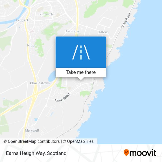 Earns Heugh Way map