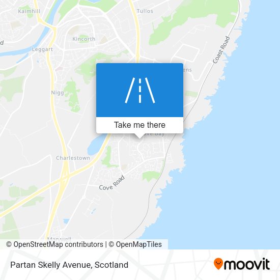 Partan Skelly Avenue map