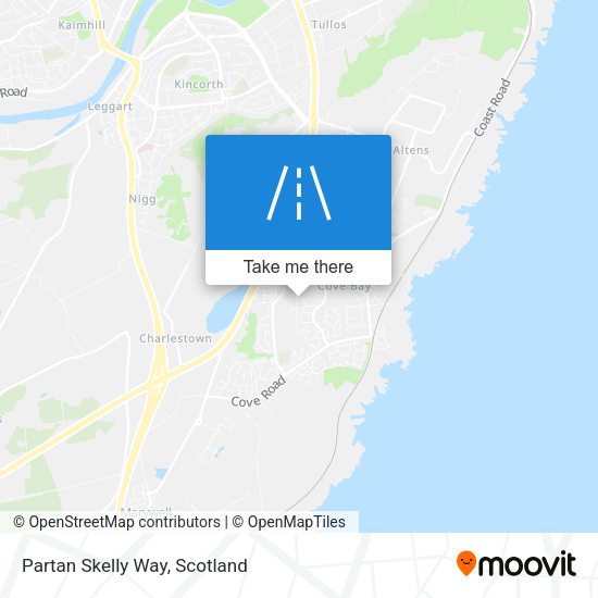 Partan Skelly Way map