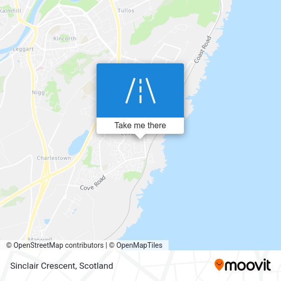 Sinclair Crescent map