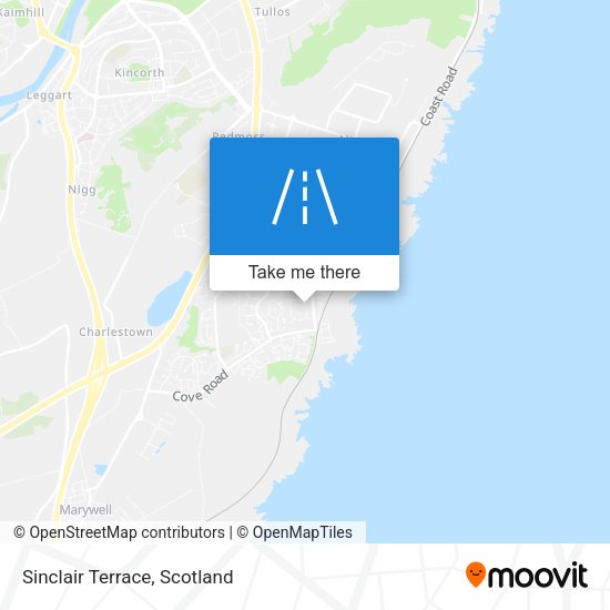 Sinclair Terrace map