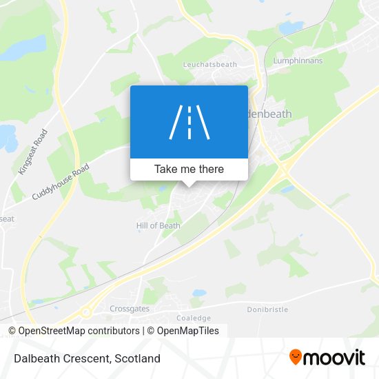 Dalbeath Crescent map