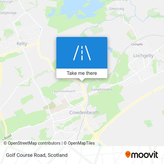 Golf Course Road map
