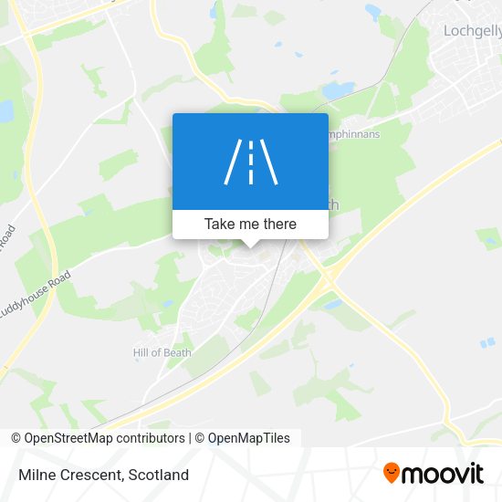 Milne Crescent map