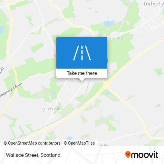 Wallace Street map