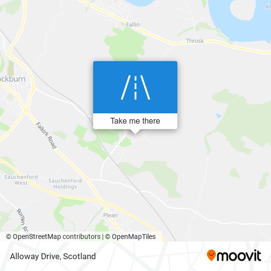 Alloway Drive map