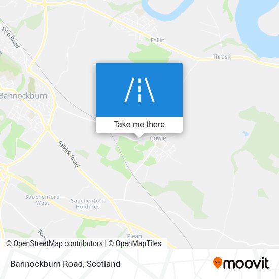 Bannockburn Road map