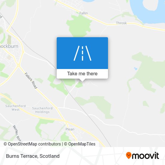 Burns Terrace map