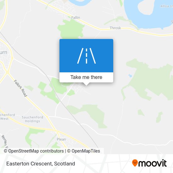 Easterton Crescent map