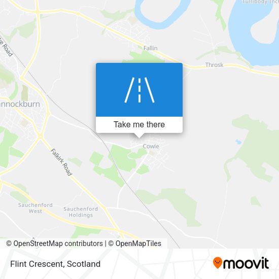 Flint Crescent map