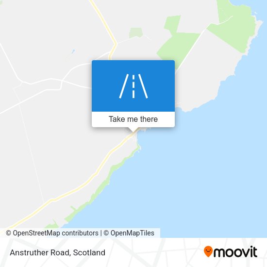 Anstruther Road map