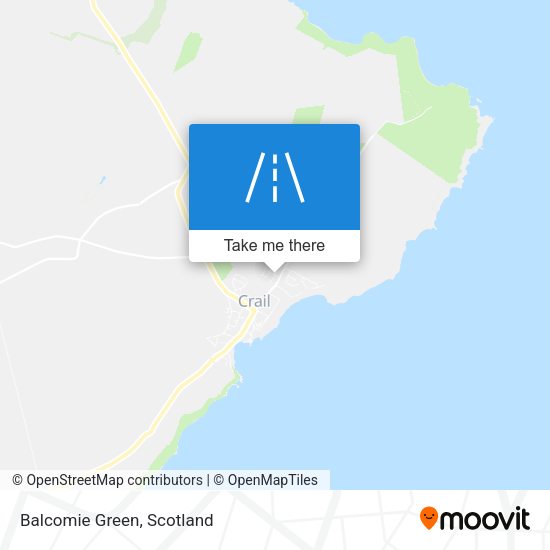 Balcomie Green map