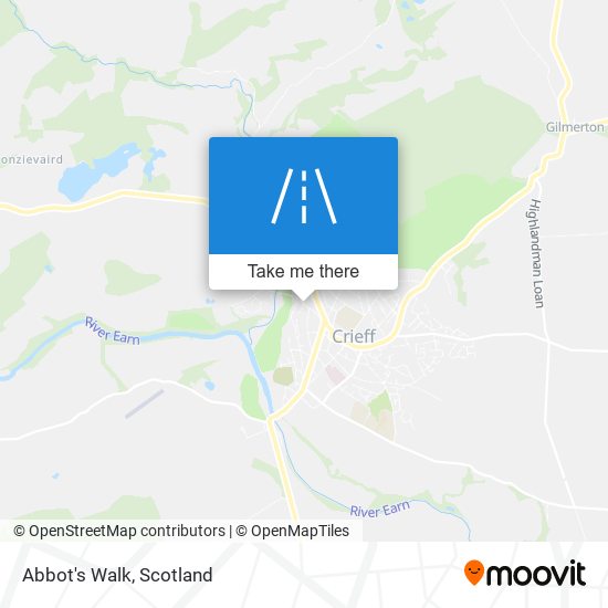 Abbot's Walk map