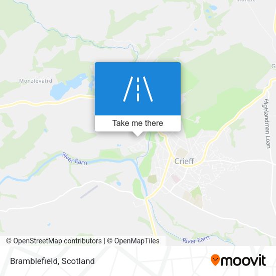 Bramblefield map
