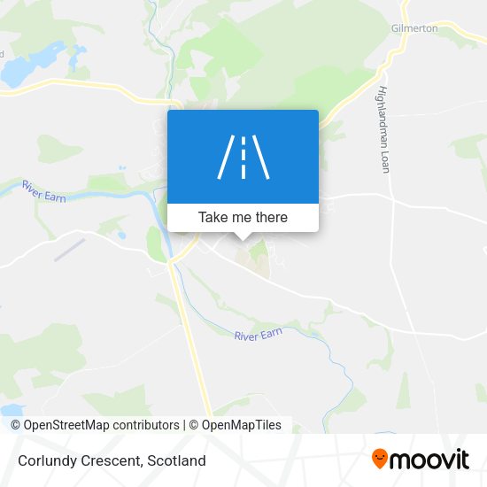 Corlundy Crescent map