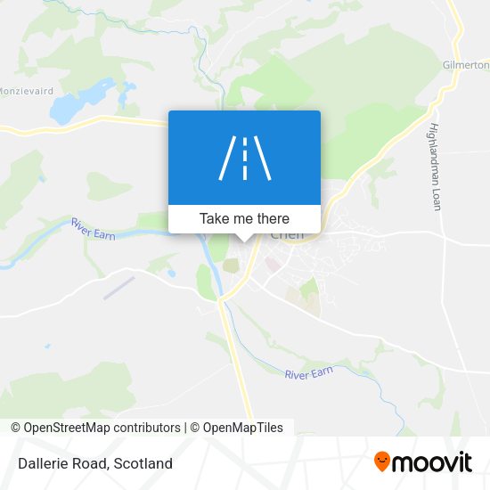 Dallerie Road map