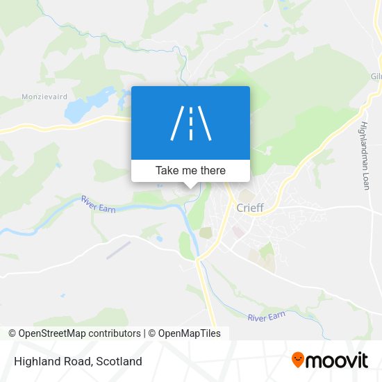 Highland Road map