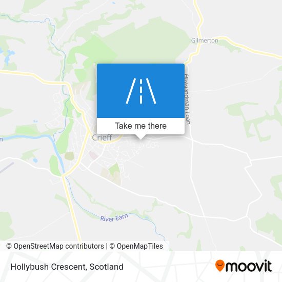 Hollybush Crescent map