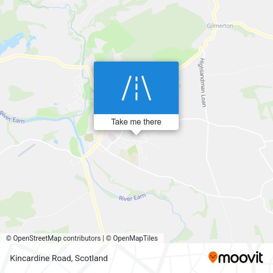 Kincardine Road map