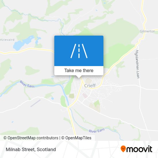 Milnab Street map