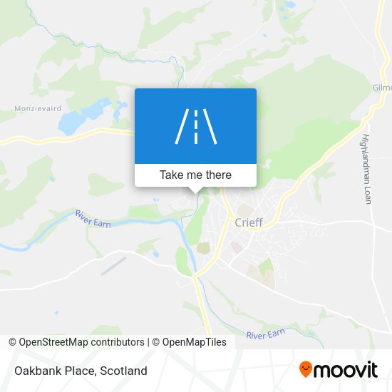 Oakbank Place map