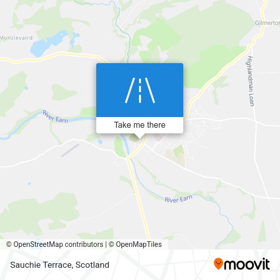 Sauchie Terrace map