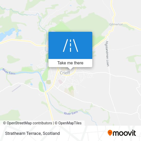 Strathearn Terrace map