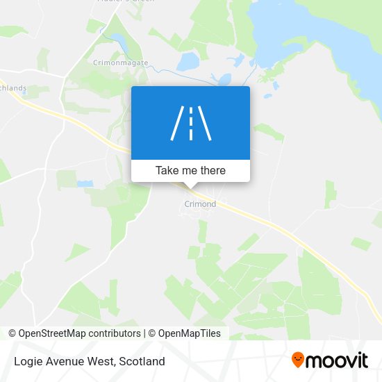Logie Avenue West map