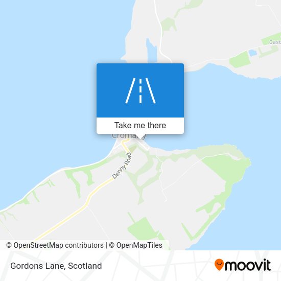Gordons Lane map