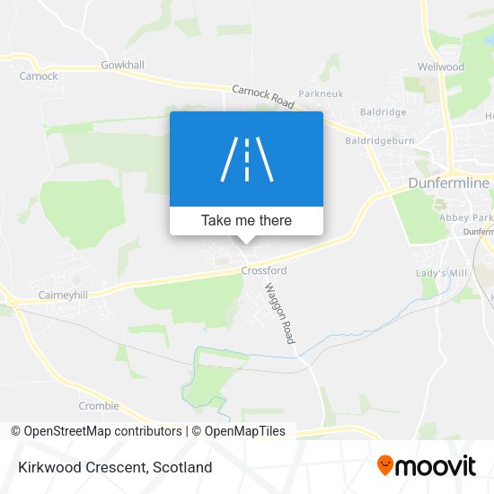 Kirkwood Crescent map