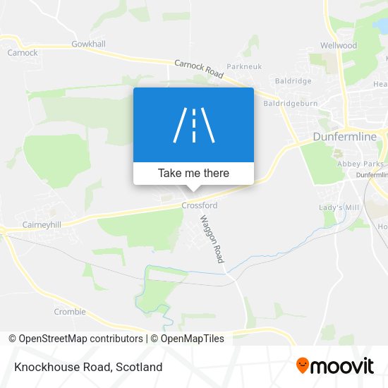 Knockhouse Road map