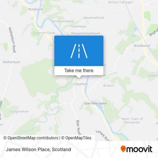 James Wilson Place map