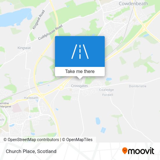 Church Place map