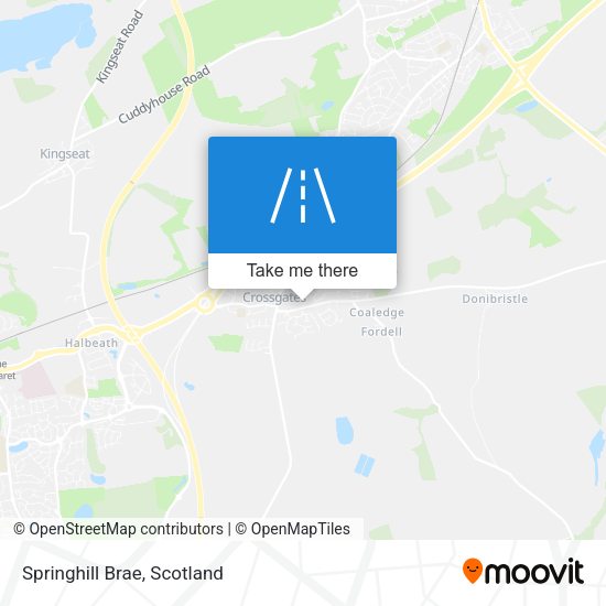 Springhill Brae map