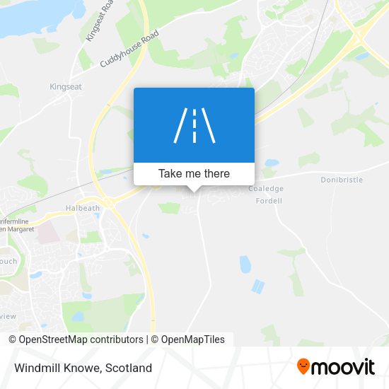 Windmill Knowe map
