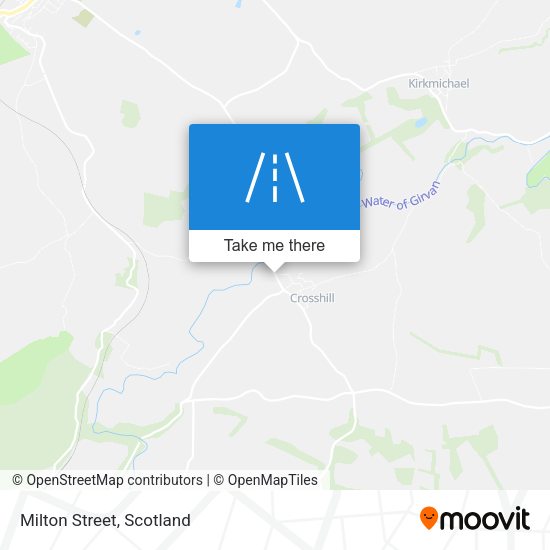 Milton Street map