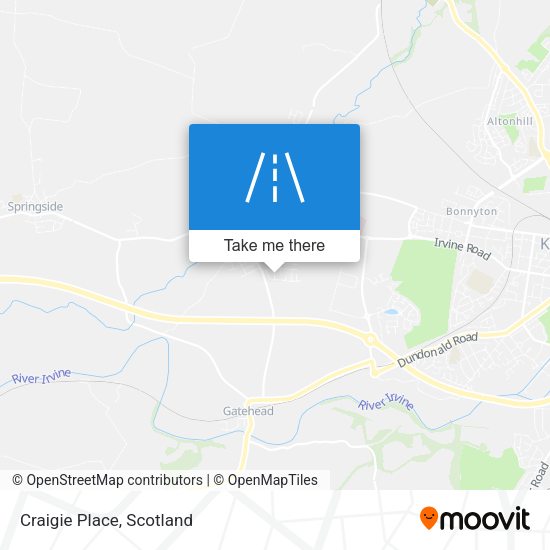 Craigie Place map