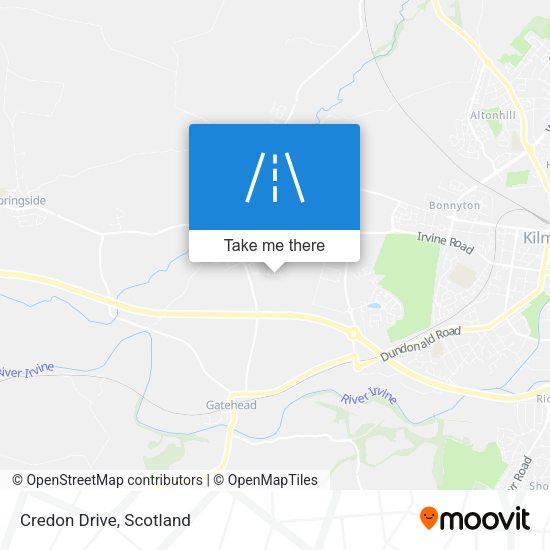 Credon Drive map