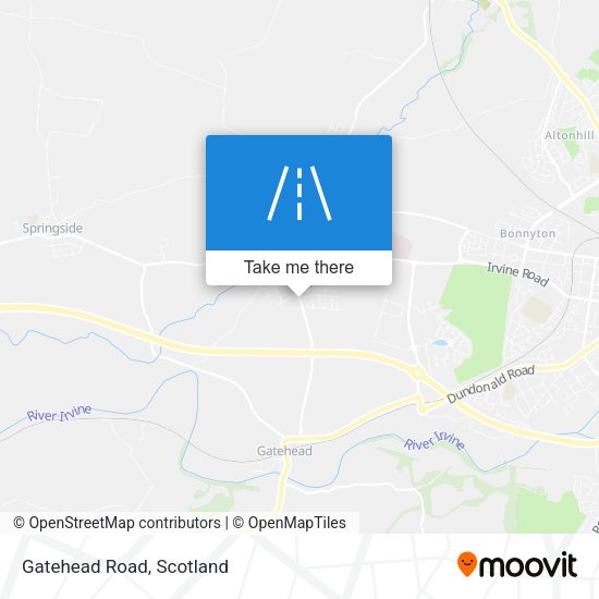 Gatehead Road map