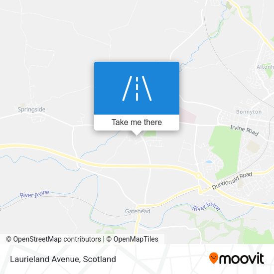 Laurieland Avenue map