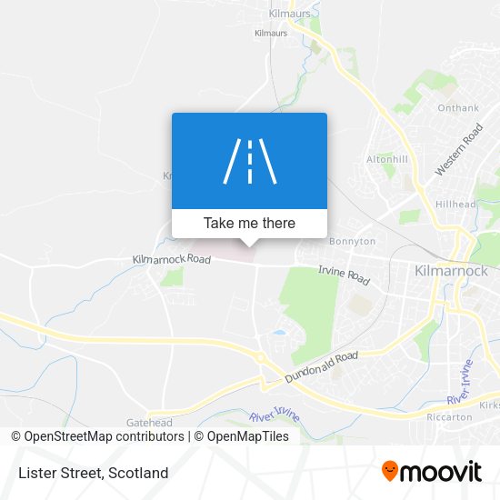 Lister Street map