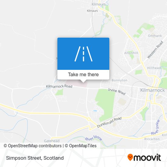 Simpson Street map