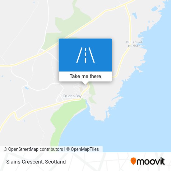Slains Crescent map