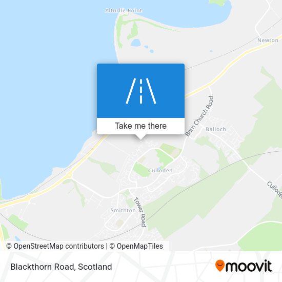 Blackthorn Road map