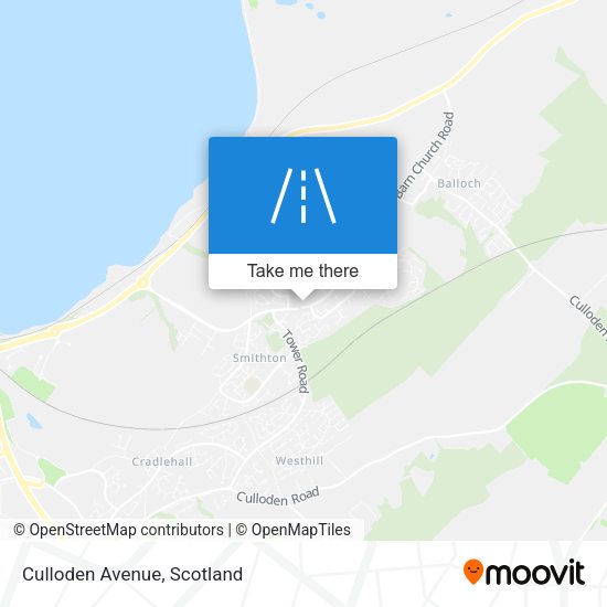 Culloden Avenue map