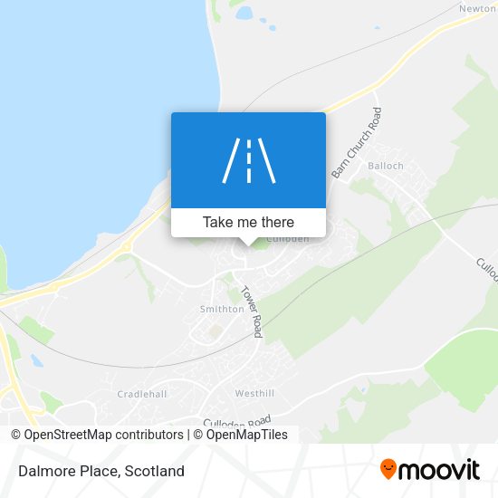 Dalmore Place map