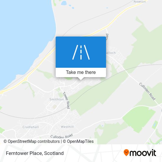 Ferntower Place map