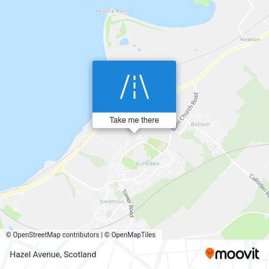 Hazel Avenue map