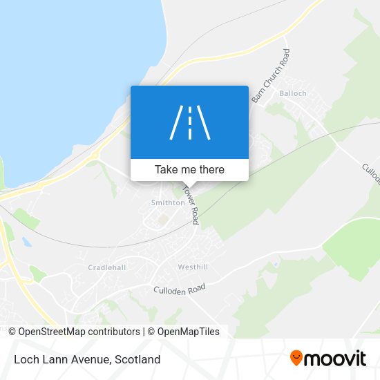 Loch Lann Avenue map