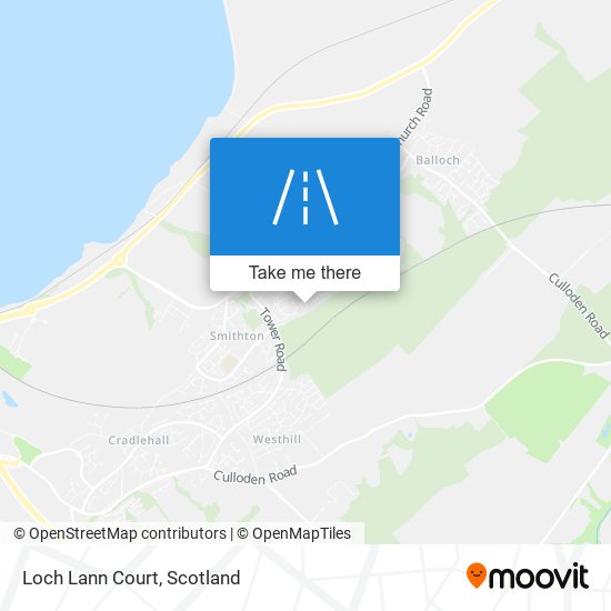 Loch Lann Court map